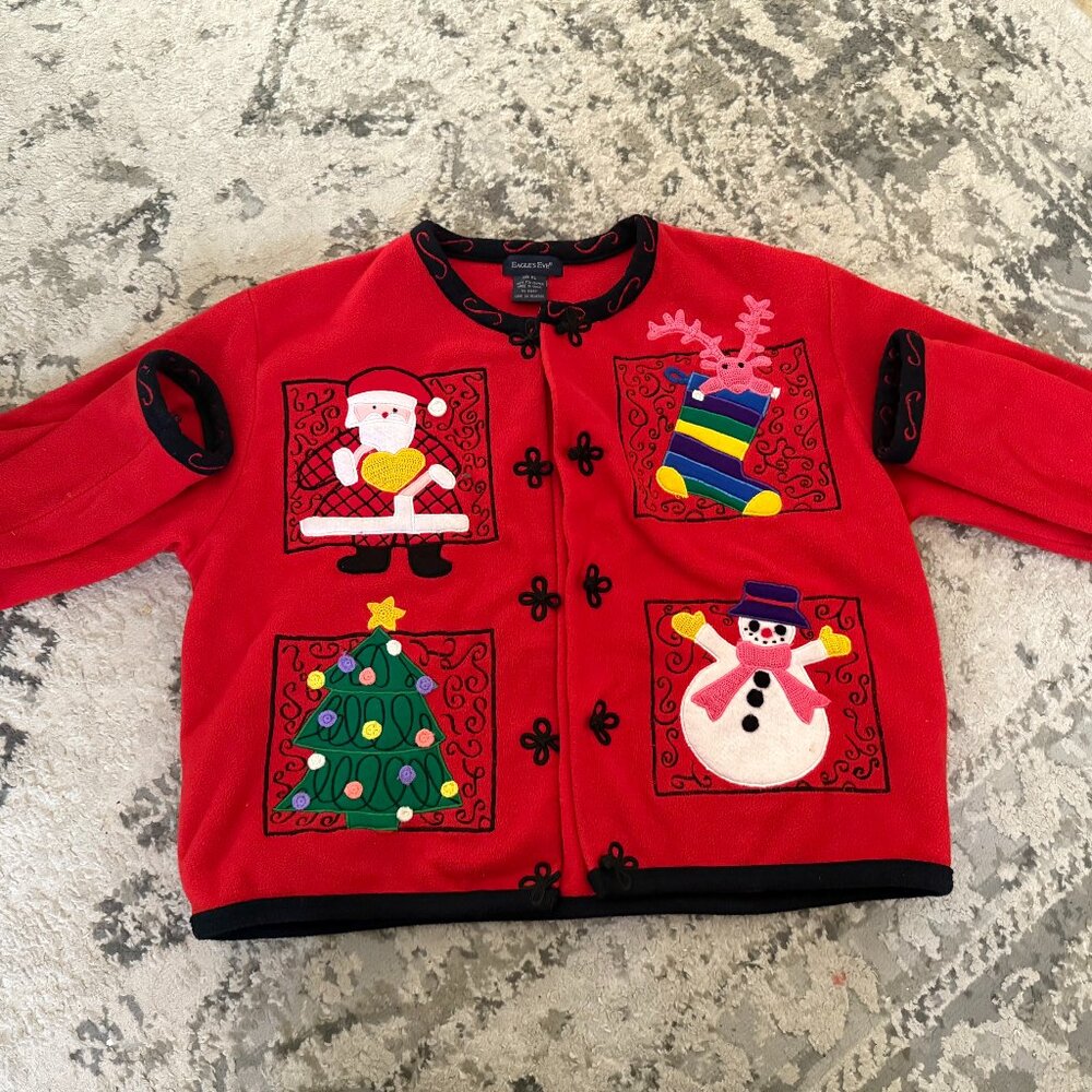 Christmas Cardigan-Women's XL
